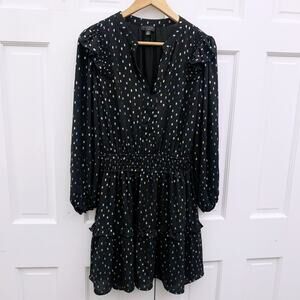 Current Air Metallic Spotted Dress